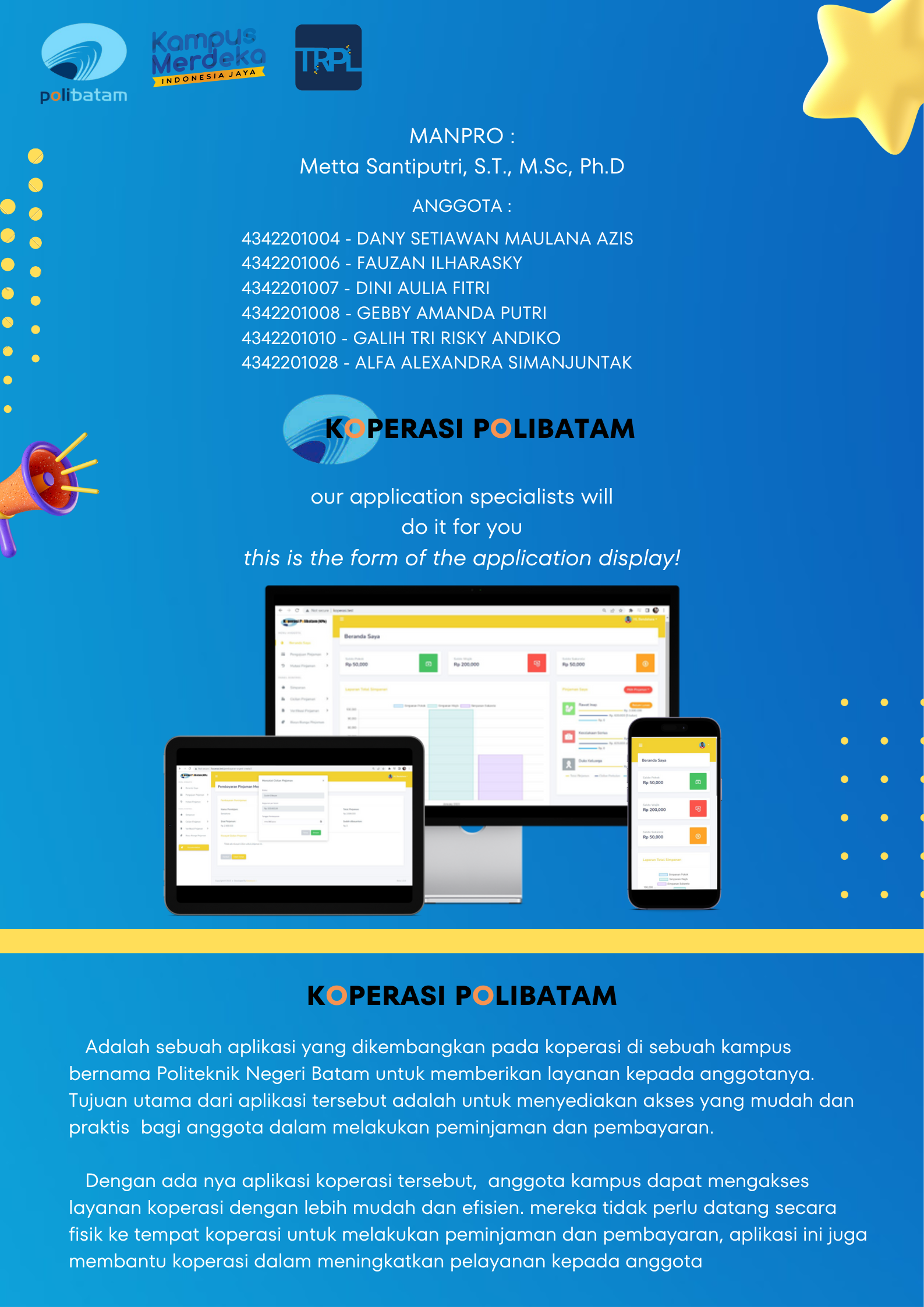 Sistem Informasi Manajemen Koperasi Polibatam